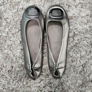 Bronze Bandolino ballet flats